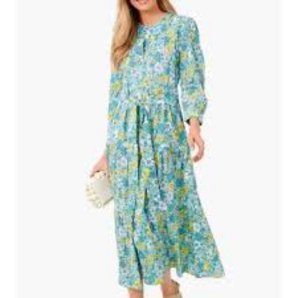 Pink City Prints Georgie Midi Dress